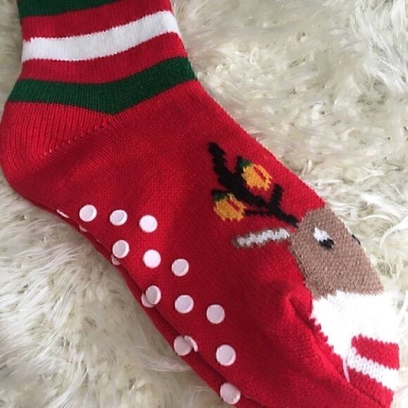 Reindeer  Christmas Socks NWT - Picture 4 of 5